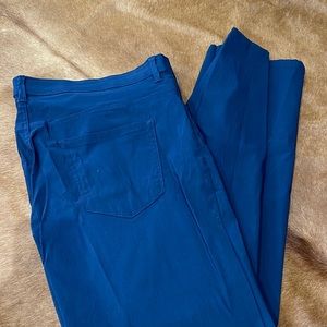 Stretch pants blue